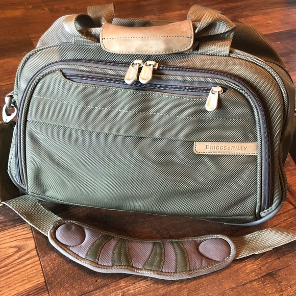 Briggs Riley Bags Briggs Riley Olive Baseline Framed Weekender